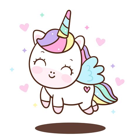 Unicorn Cartoon Doodle Illustration Dibujos Animados De Unicornio ...