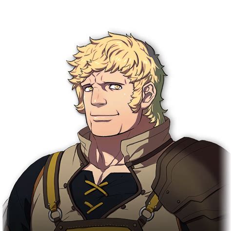 Fire Emblem Three Houses References — Raphael War phase portraits