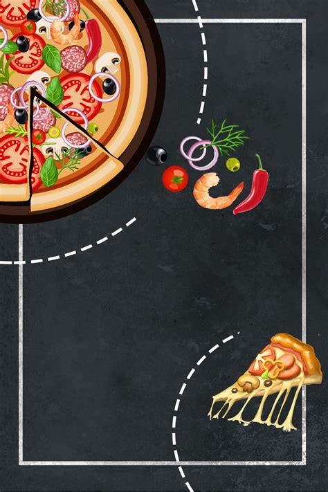 Black Pizza Cool Background Wallpaper Image For Free Download - Pngtree ...