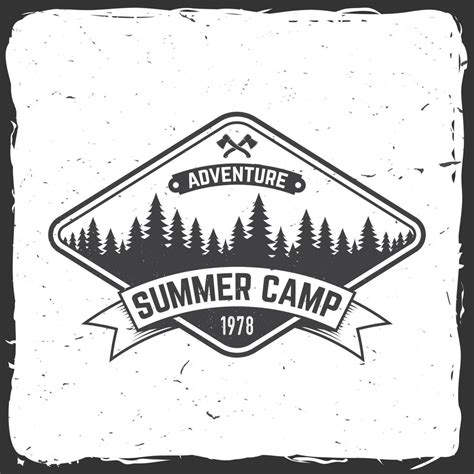 Summer camp. Vector illustration. Concept for shirt or logo, print ...