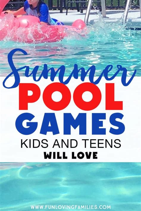 20 Fun Pool Party Games for Kids - Fun Loving Families | Kids party ...