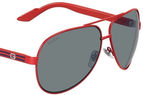 Red Gucci 1951's | Executive fashion, Latest sunglasses, Sunglasses