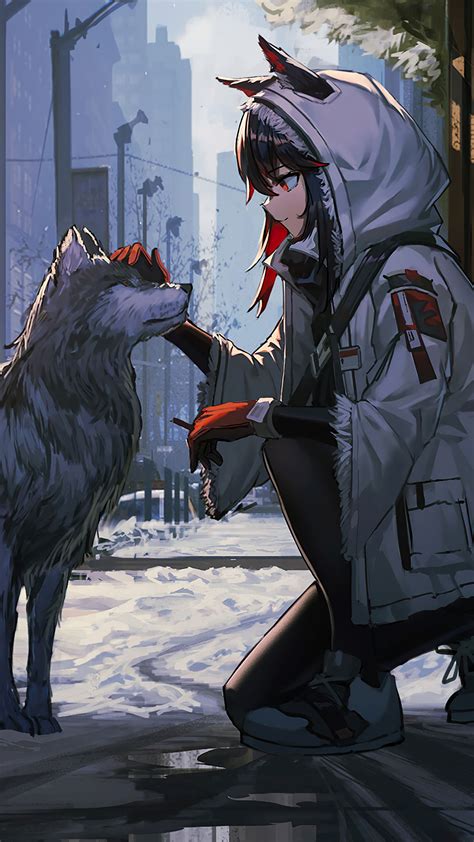 Anime Wolf Girl Wallpaper