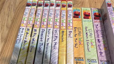 My Elmo’s World VHS And DVD Collection August 2022 - YouTube