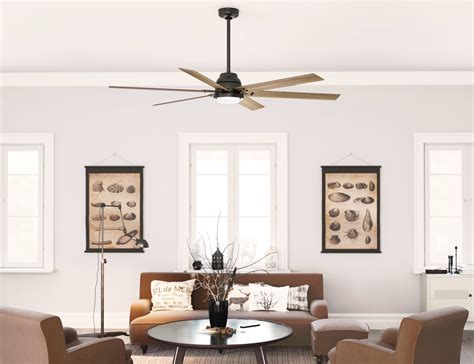 Hunter 72-Inch Gravity Ceiling Fan With LED Light — Rise