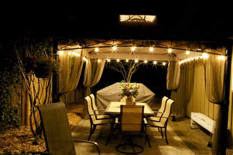 Pergola Solar Lighting Ideas