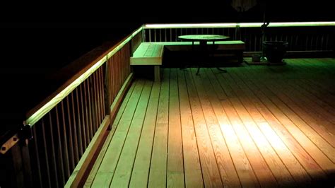 LED Deck Lighting - YouTube