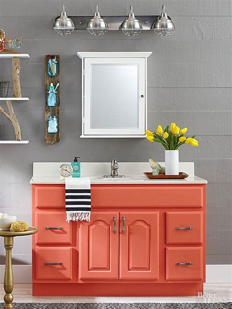 25 Inspiring and Colorful Bathroom Vanities | Remodelaholic