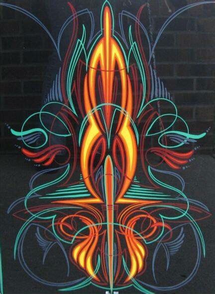 Von Dutch | Pinstriping designs, Pinstripe art, Artwork