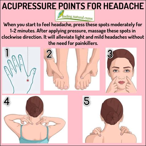 ACUPRESSURE POINTS FOR HEADACHE #findingnaturalcures When you start to ...