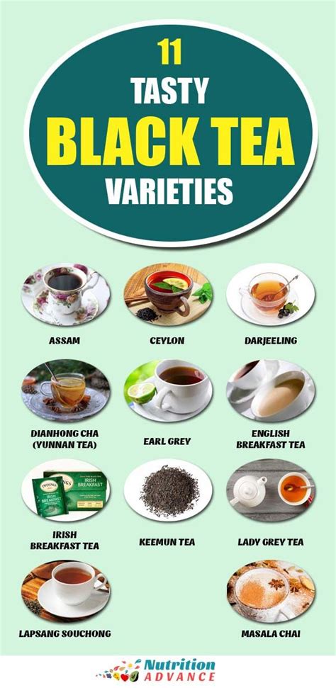 The 11 Best Types of Black Tea | Tea varieties, English breakfast tea ...