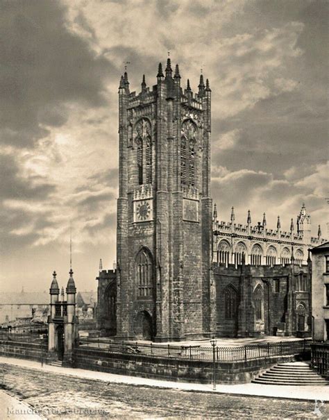 Manchester Cathedral 1859 | Manchester england, Manchester cathedral ...