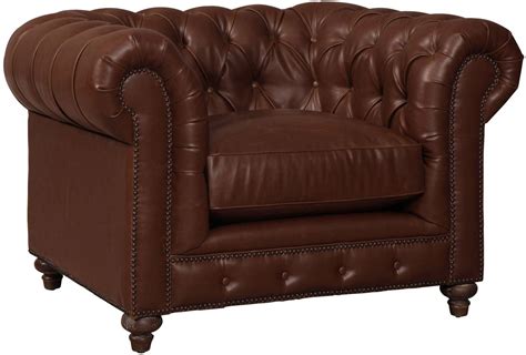 Durango Antique Brown Leather Club Chair from TOV | Coleman Furniture