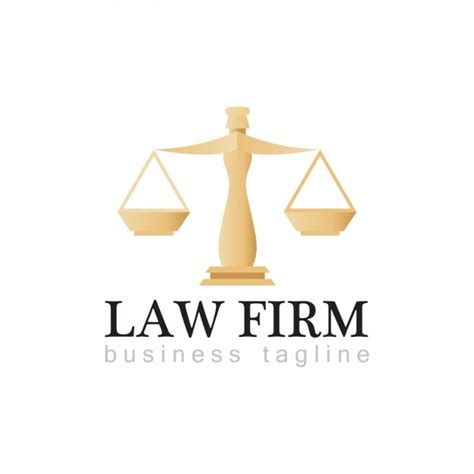 Free Vector | Law Firm Logo Template