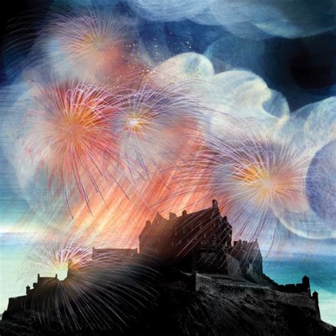 Edinburgh Castle Fireworks - Esther Cohen Visual Art