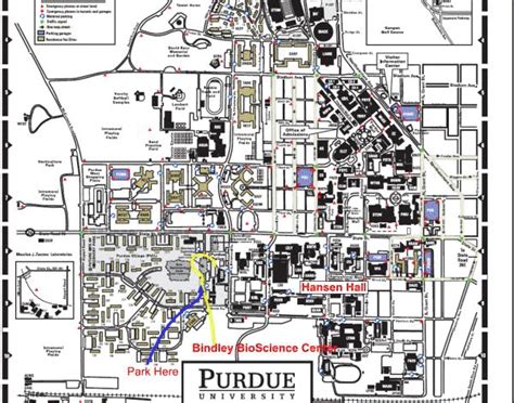 Purdue Campus Map Pdf