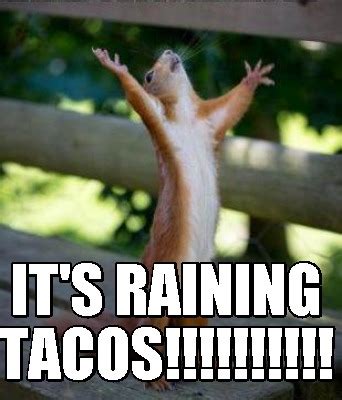 Meme Creator - Funny It's raining tacos!!!!!!!!!! Meme Generator at ...