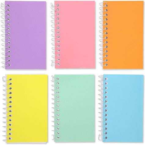 12-Pack Small Spiral Notebooks 3" x 5", Lined Pocket Notepad Memo Pad ...