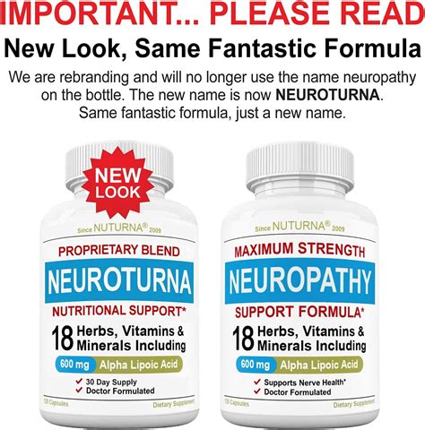 Neuropathy Support Supplement with 600 mg Alpha Lipoic Acid Daily Dose ...