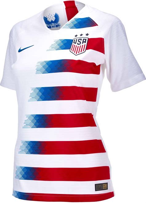 Nike USA Home Match Jersey – Womens 2018-19 NS | Soccer outfits, Soccer