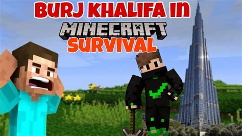 Making burj khalifa in minecraft||Minecraft survival ep#2 - YouTube