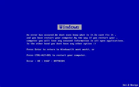 Blue Screen Error Wallpaper (72+ images)