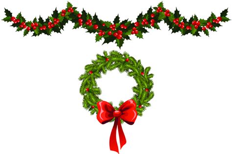 Christmas Garland Clip Art - Cliparts.co