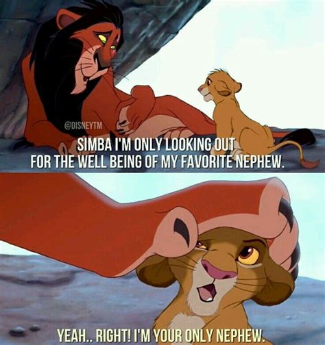 Scar & Simba | Disney lion king, Lion king, Disney funny