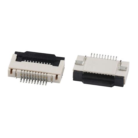 10Pin FFC Connector 0.5Pitch 2.0H Right Angle SMT Type ZIF FPC Connector