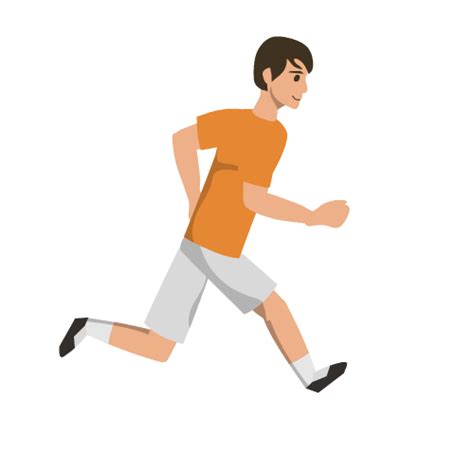 Running Boy on the Road Using CSS Animations