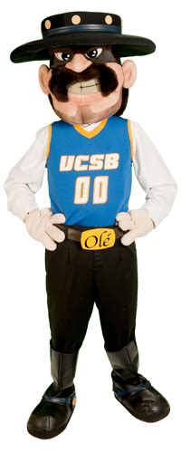 UC Santa Barbara Gauchos mascot, Ole the Gaucho. | Uc santa barbara ...