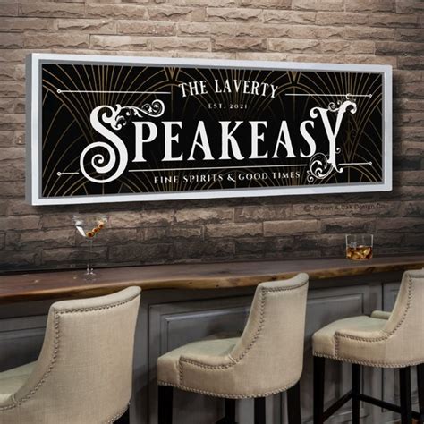 Speakeasy Sign - Etsy