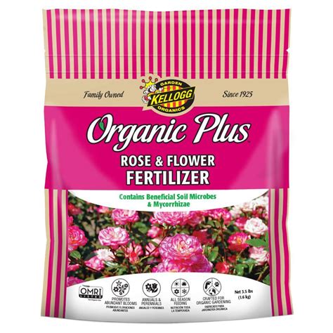 Kellogg Garden Organics 3.5 lb. Rose and Flower Fertilizer-3003 - The ...