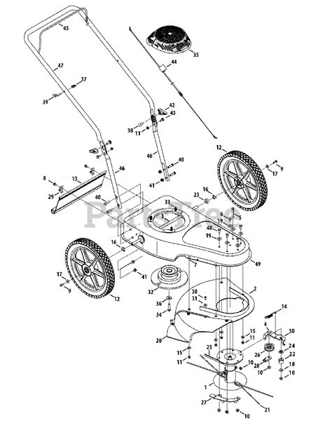 Cub Cadet ST 100 (25A-262J710) - Cub Cadet Wheeled String Trimmer (2015 ...