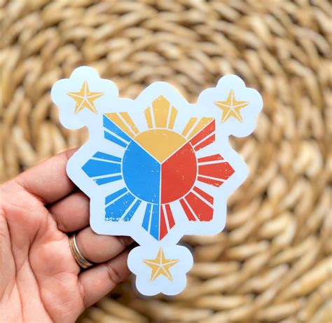 Filipino Stickers Filipino Flag Sticker for Car Filipino - Etsy