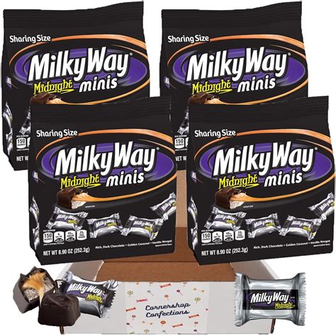 Milky Way Midnight Minis – Paquete a granel para amantes del chocolate ...