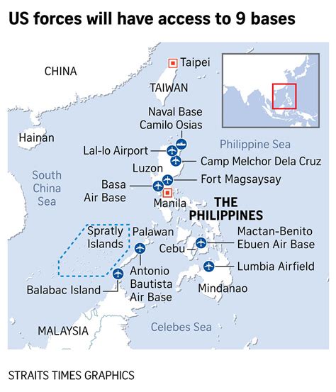 Philippines announces four more military bases US troops can use | The ...