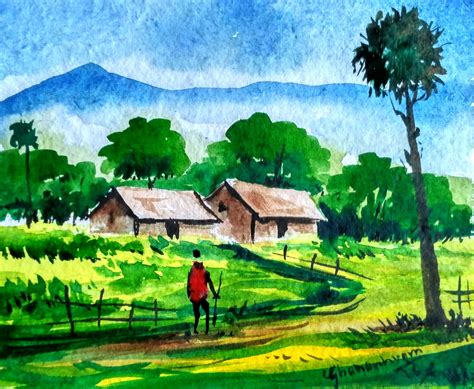 Watercolor Landscape Paintings For Beginners at PaintingValley.com ...