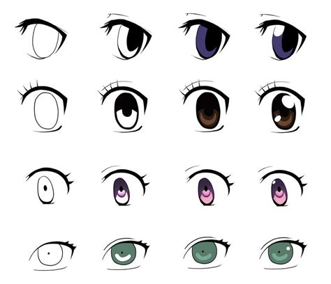 Anime eyes in 5 steps or less part 2 by JellyLemons on DeviantArt