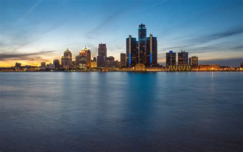 Detroit Skyline Wallpapers - Wallpaper Cave