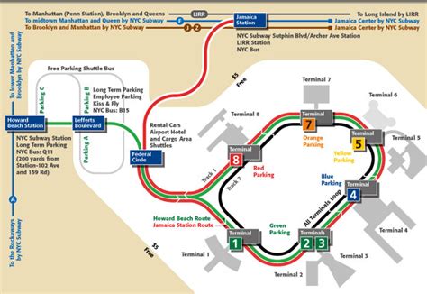 AirTrain JFK> Map and Service Guide