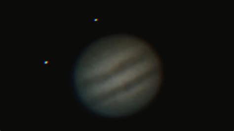 Jupiter rotation on it's axis captured through my Telescope # ...