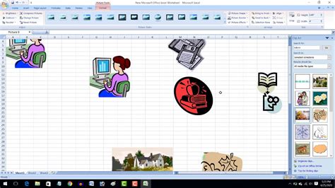 How to insert clip art on ms excel worksheet|clip art|excel|microsoft ...