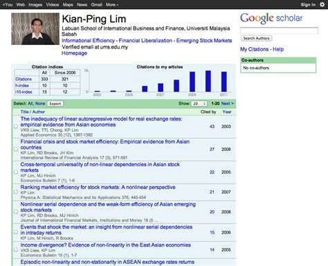 My Google Scholar Citations | Research News