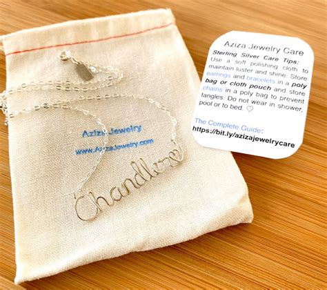 Name Necklace with heart. Heart Name Necklace. Personalized | Etsy