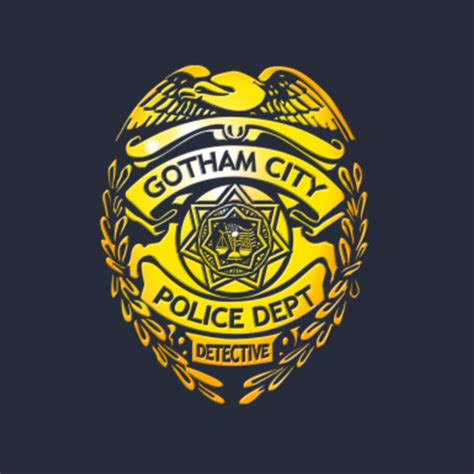 Gotham GCPD Badge Color - Batman - T-Shirt | TeePublic