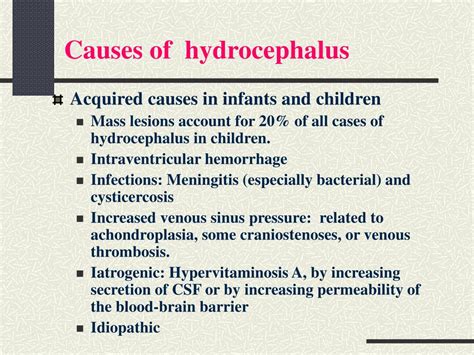 PPT - Hydrocephalus PowerPoint Presentation, free download - ID:5748830