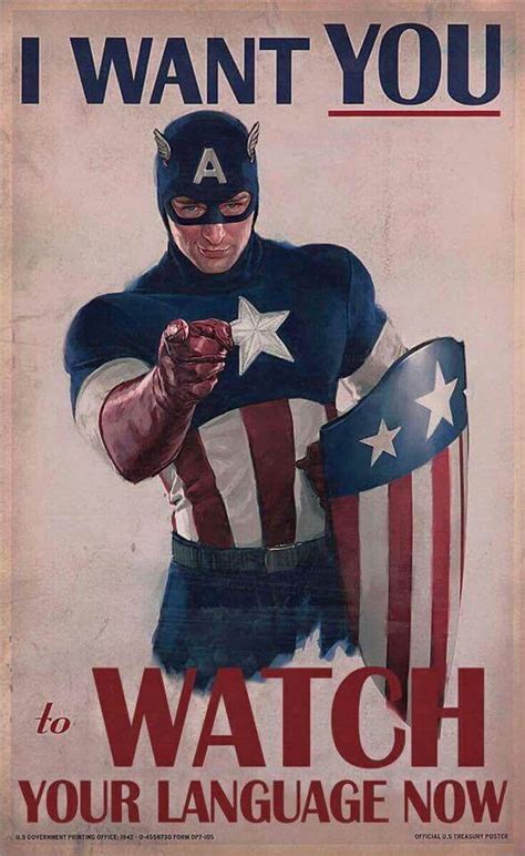 Captain America watch language | Signs | Marvel, Captain america, Superhero