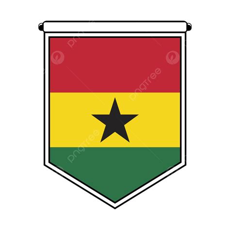 Ghana Flag Vector With Transparent Background, Ghana, Ghana Flag, Ghana ...