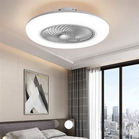 Adjustable Ceiling Fan with Lighting LED Light Wind Speed Dimmable with ...